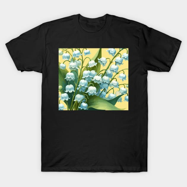 Lily of The Valley T-Shirt by Siha Arts